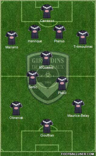 FC Girondins de Bordeaux Formation 2012