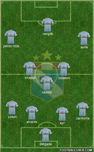 C Sporting Cristal S.A. Formation 2012