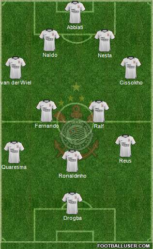 SC Corinthians Paulista Formation 2012