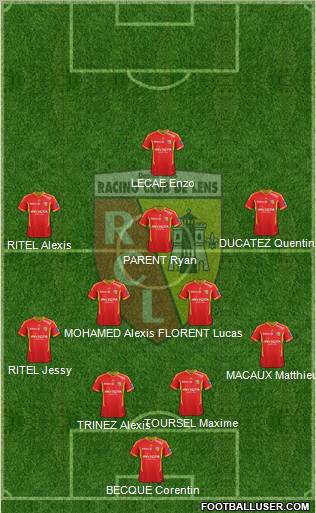Racing Club de Lens Formation 2012
