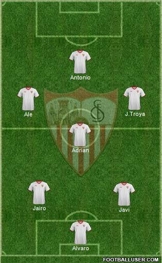 Sevilla F.C., S.A.D. Formation 2012