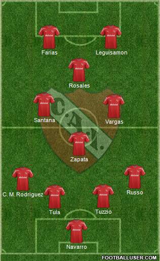 Independiente Formation 2012