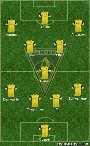 TSV Alemannia Aachen Formation 2012