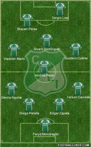 AC Deportivo Cali football formation