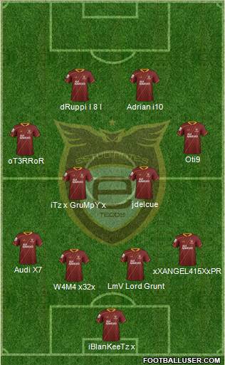 Club Tecos de la UAG Formation 2012