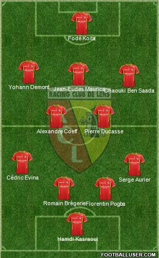 Racing Club de Lens Formation 2012