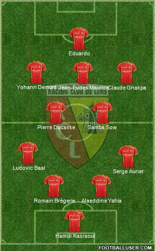 Racing Club de Lens Formation 2012