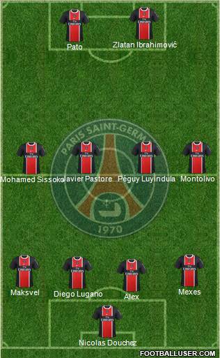 Paris Saint-Germain Formation 2012