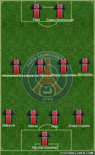 Paris Saint-Germain Formation 2012