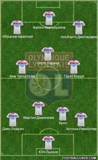 Olympique Lyonnais Formation 2012