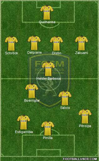 FC Sochaux-Montbéliard Formation 2012