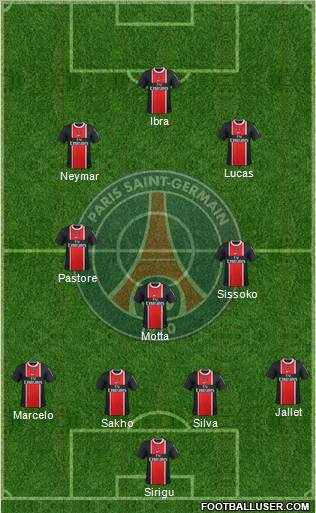 Paris Saint-Germain Formation 2012