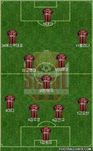 FC Seoul Formation 2012