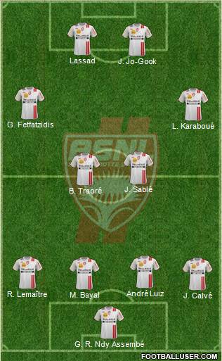 A.S. Nancy Lorraine Formation 2012