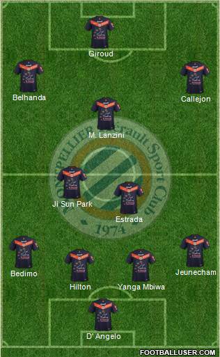 Montpellier Hérault Sport Club Formation 2012