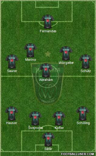 FC Wacker Innsbruck Formation 2012