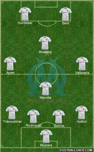 Olympique de Marseille Formation 2012