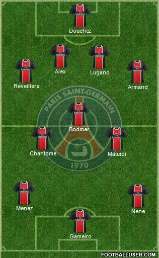Paris Saint-Germain Formation 2012