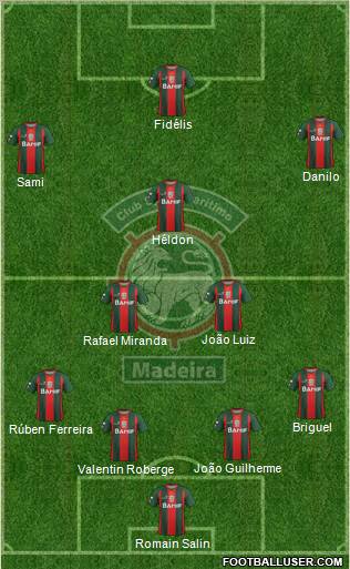 Clube Sport Marítimo - SAD football formation