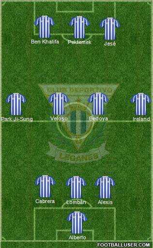 C.D. Leganés S.A.D. football formation