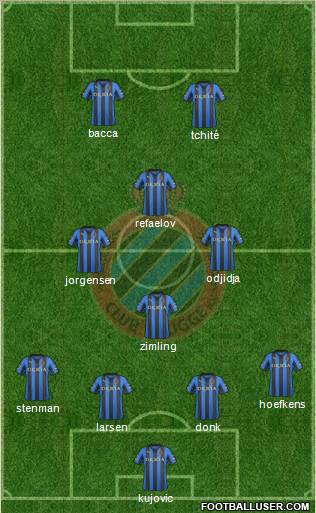 Club Brugge KV Formation 2012