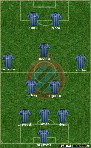 Club Brugge KV Formation 2012