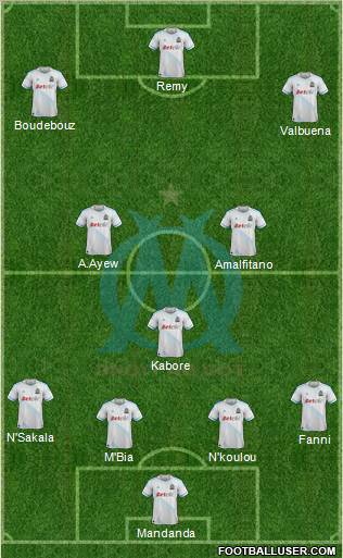 Olympique de Marseille Formation 2012
