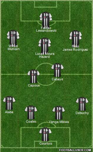 Newcastle United Formation 2012