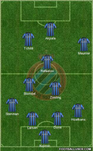 Club Brugge KV Formation 2012