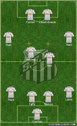 Santos FC Formation 2012