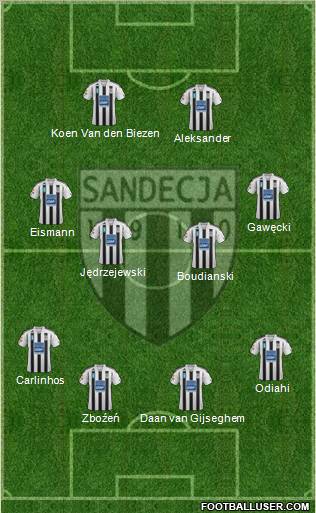 Sandecja Nowy Sacz Formation 2012