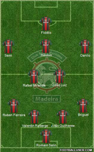 Clube Sport Marítimo - SAD football formation