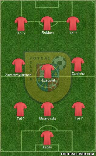 Fotbal Fulnek Formation 2012