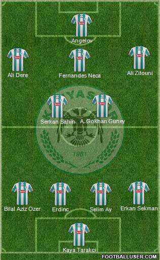 Konyaspor Formation 2012