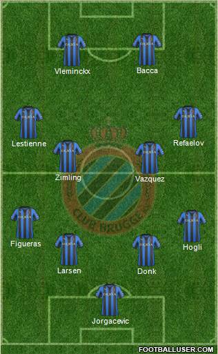 Club Brugge KV Formation 2012