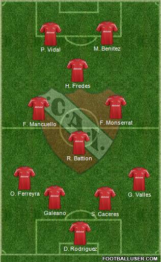 Independiente Formation 2012