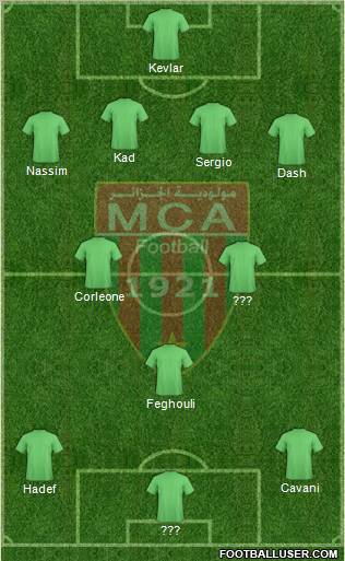 Mouloudia Club d'Alger Formation 2012