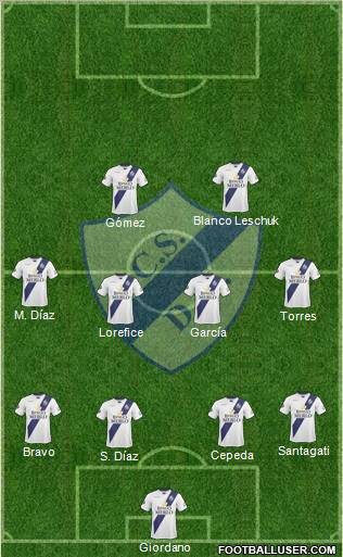 Deportivo Merlo Formation 2012