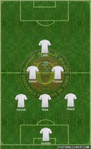 Espérance Sportive de Tunis football formation