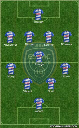 Esperance Sportive Troyes Aube Champagne Formation 2012