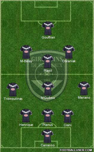 FC Girondins de Bordeaux Formation 2012