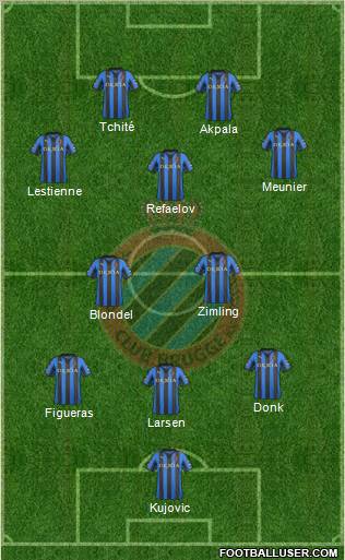 Club Brugge KV Formation 2012