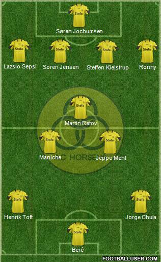 Alliance Club Horsens Formation 2012