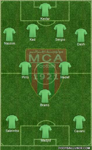 Mouloudia Club d'Alger Formation 2012
