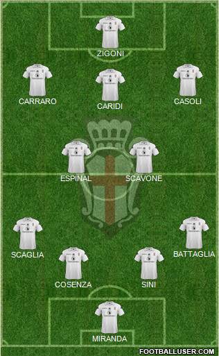 Pro Vercelli Formation 2012