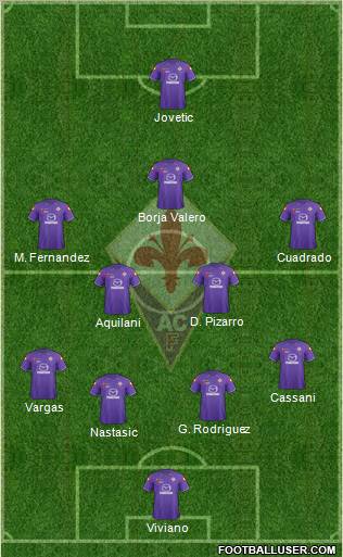 Fiorentina Formation 2012