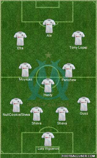 Olympique de Marseille Formation 2012