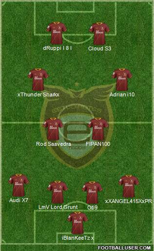 Club Tecos de la UAG Formation 2012