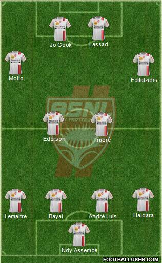 A.S. Nancy Lorraine Formation 2012