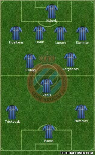 Club Brugge KV Formation 2012